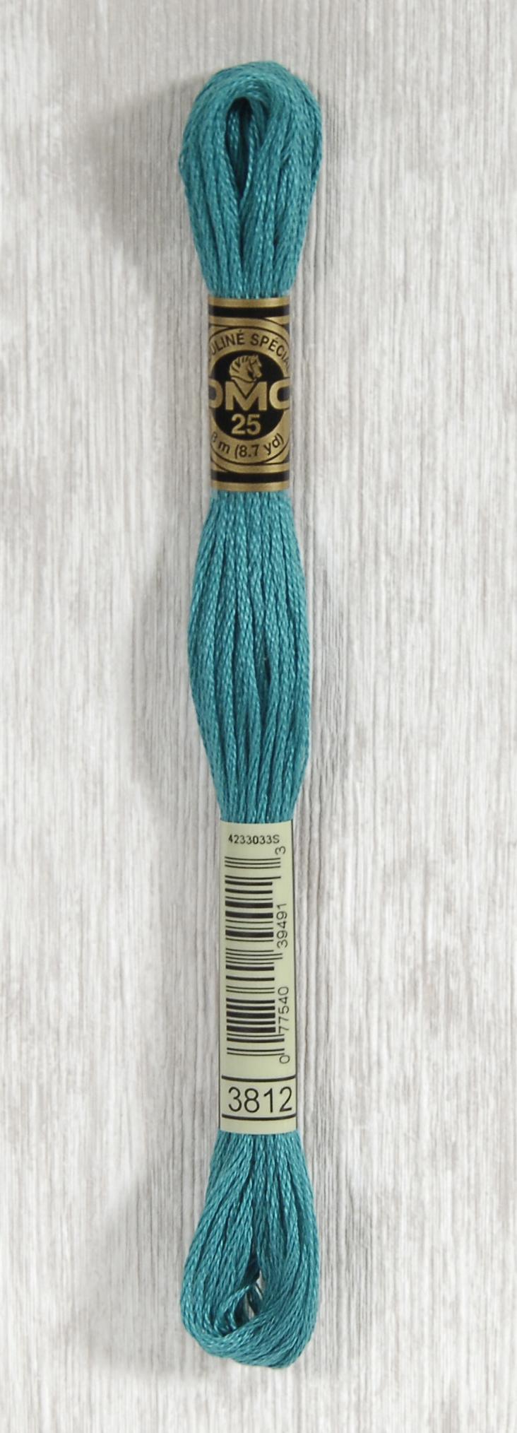 DMC Mouliné Spécial 25 Broderigarn - Farve 3812 på tilbud