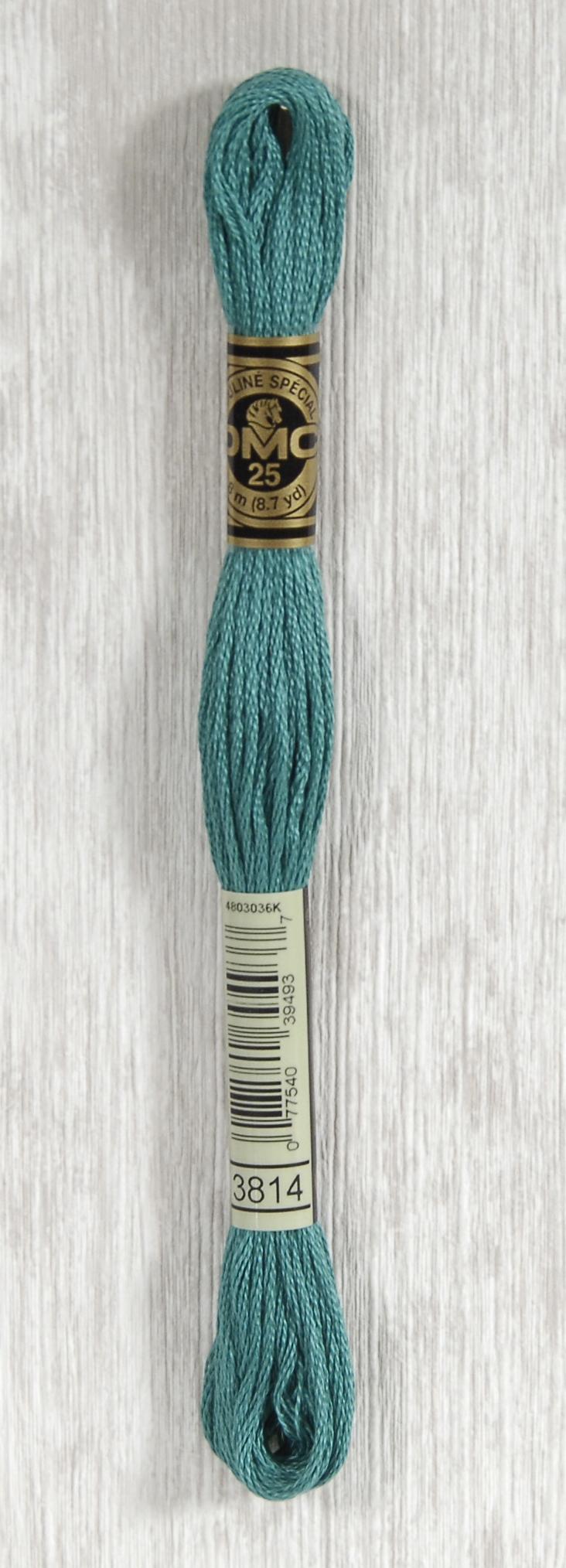 DMC Mouliné Spécial 25 Broderigarn - Farve 3814 Tilbud!