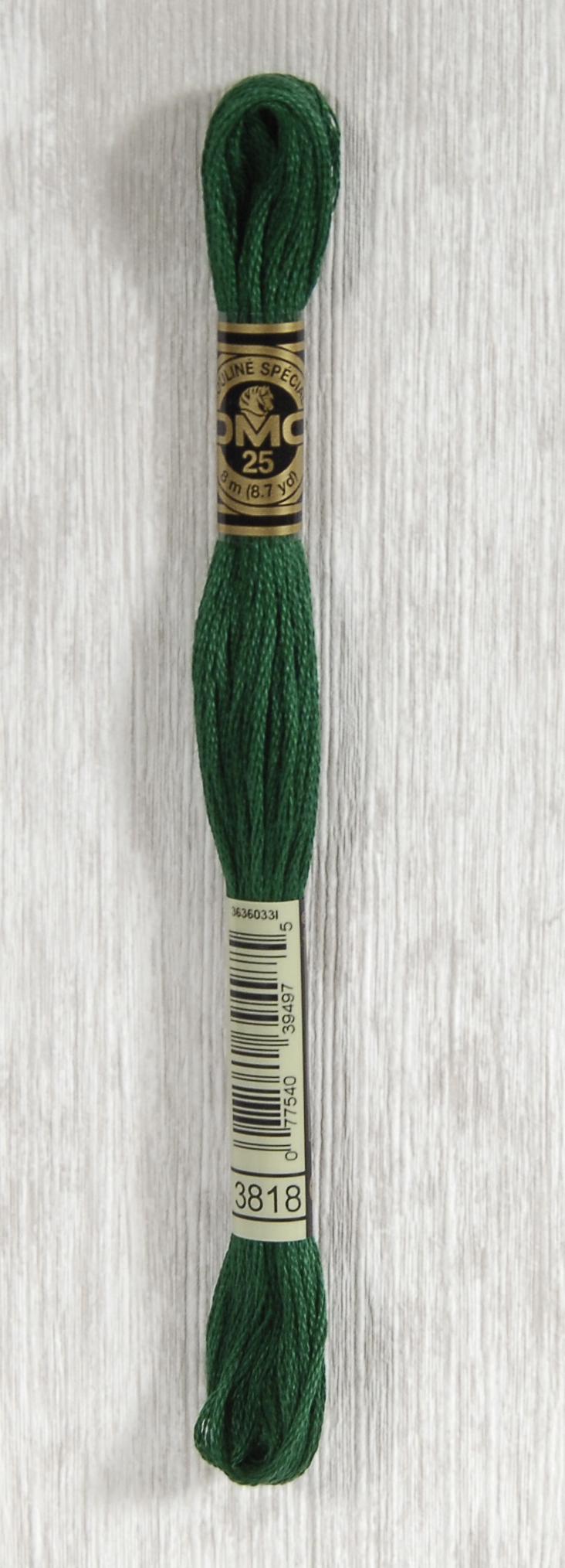 DMC Mouliné Spécial 25 Broderigarn - Farve 3818 Tilbud!