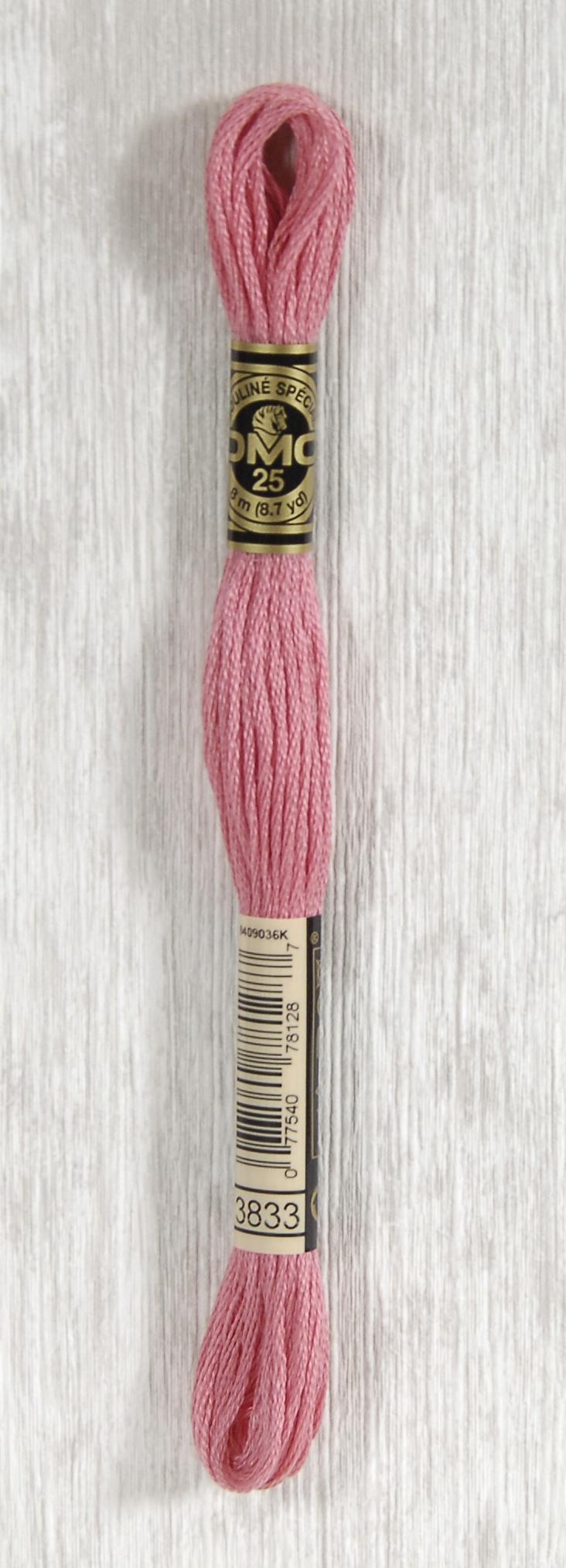 DMC Mouliné Spécial 25 Broderigarn - Farve 3833 Tilbud!