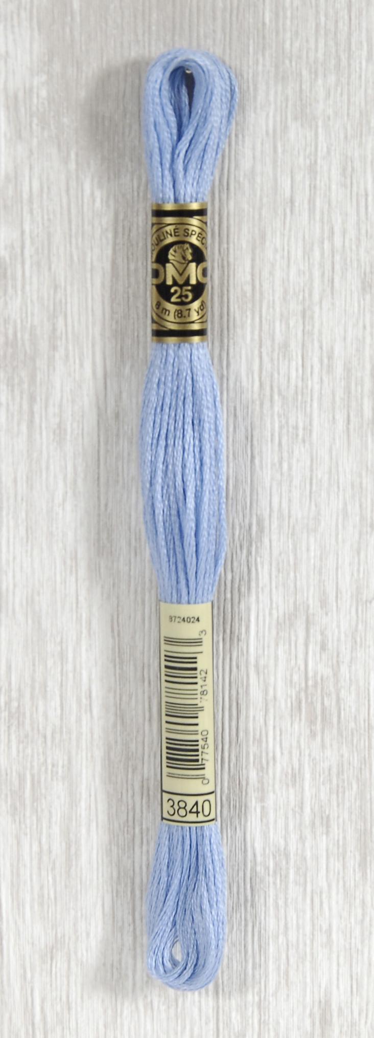 DMC Mouliné Spécial 25 Broderigarn - Farve 3840 på tilbud!