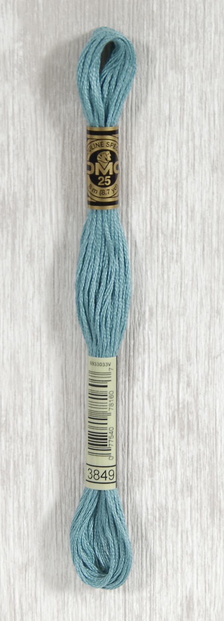 DMC Mouliné Spécial 25 Broderigarn - Farve 3849 Tilbud!