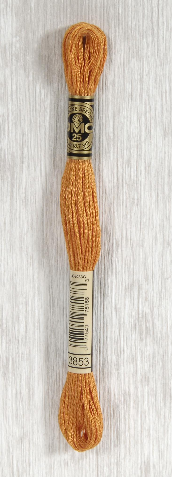DMC Mouliné Spécial 25 Broderigarn - Farve 3853 Tilbud!