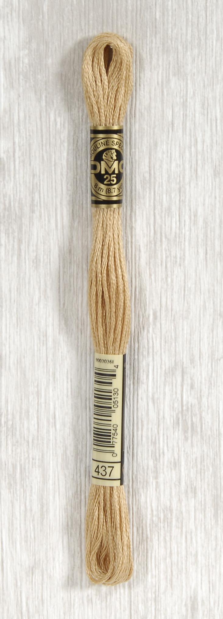 DMC Mouliné Spécial 25 Broderigarn - Farve 437 Tilbud!