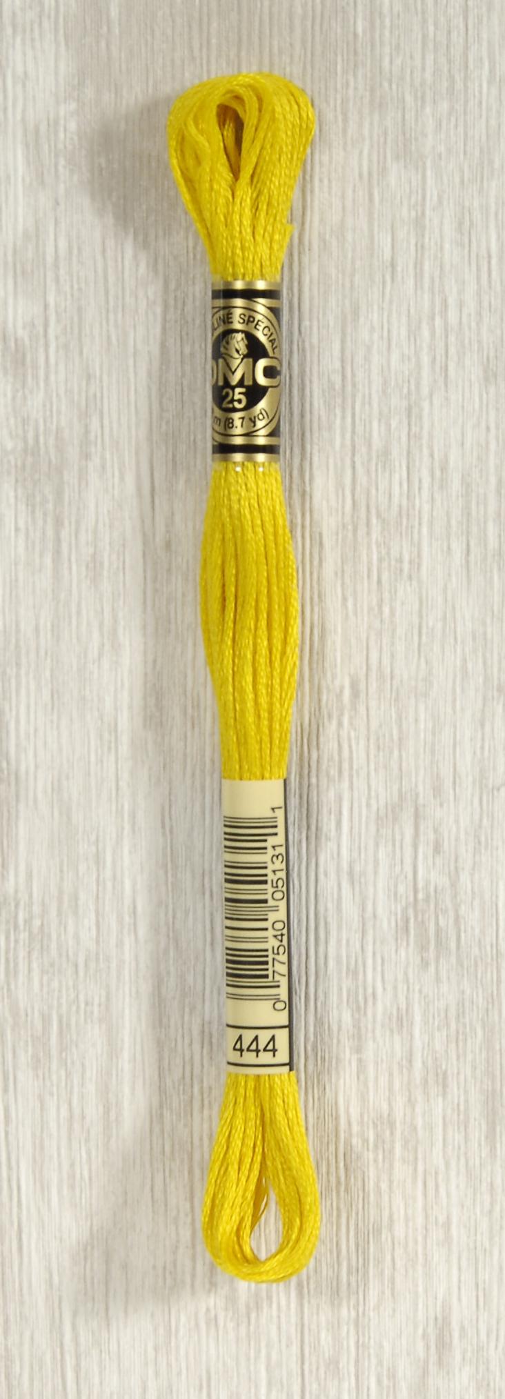 DMC Mouliné Spécial 25 Broderigarn - Farve 444 på tilbud!