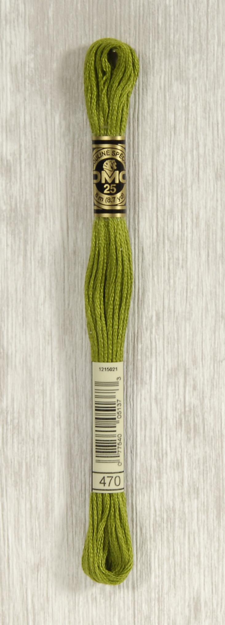 DMC Mouliné Spécial 25 Broderigarn - Farve 470 Tilbud!