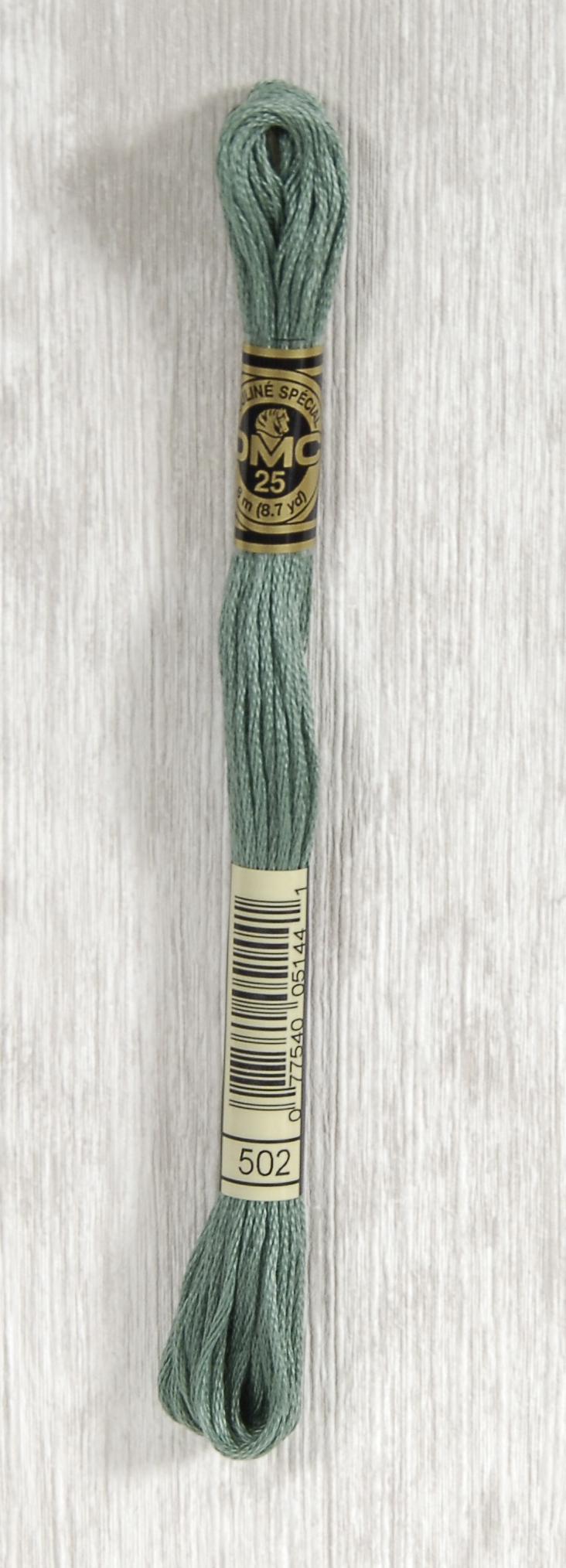 DMC Mouliné Spécial 25 Broderigarn - Farve 502 på tilbud!