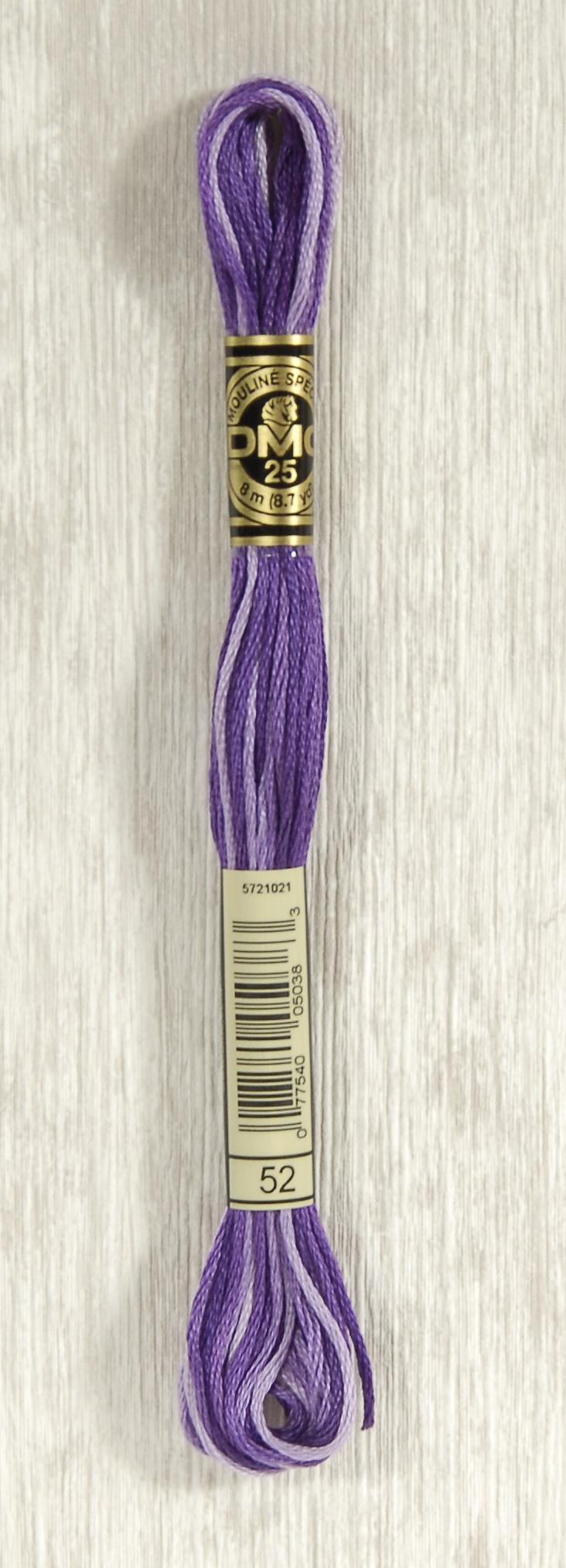 DMC Mouliné Flerfarvet Broderigarn - Farve 52 Tilbud!