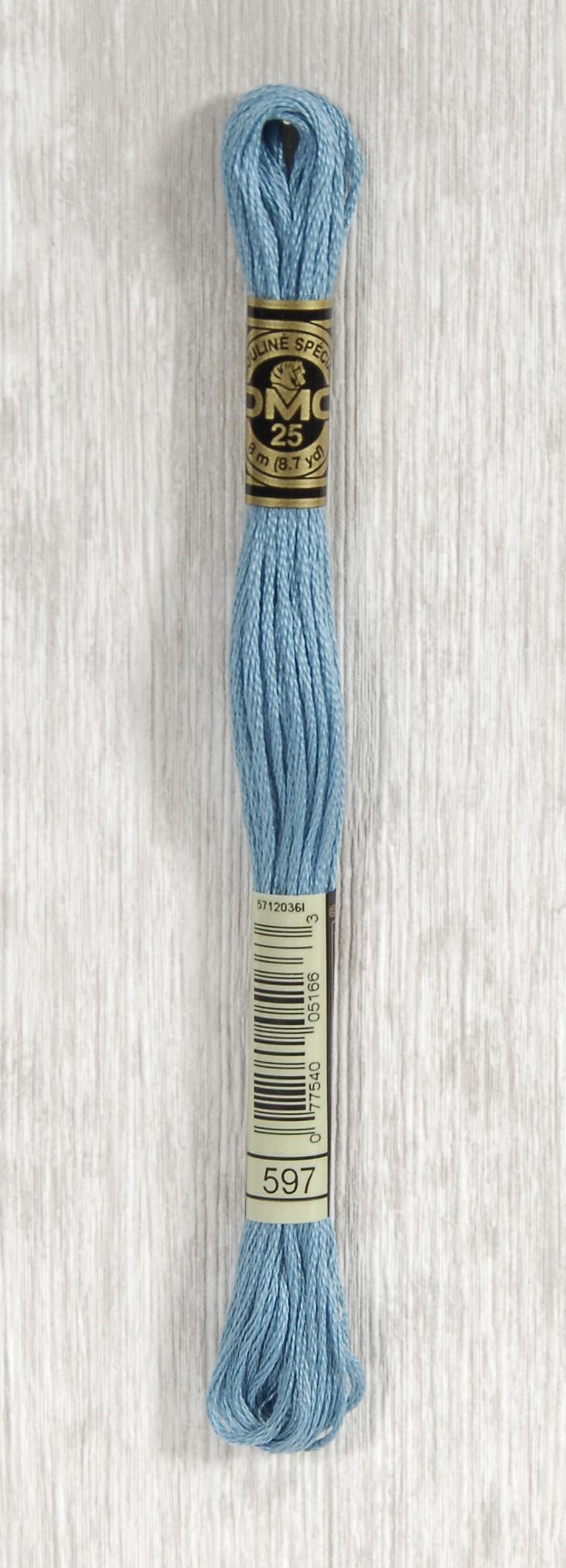 DMC Mouliné Spécial 25 Broderigarn - Farve 597 Tilbud!