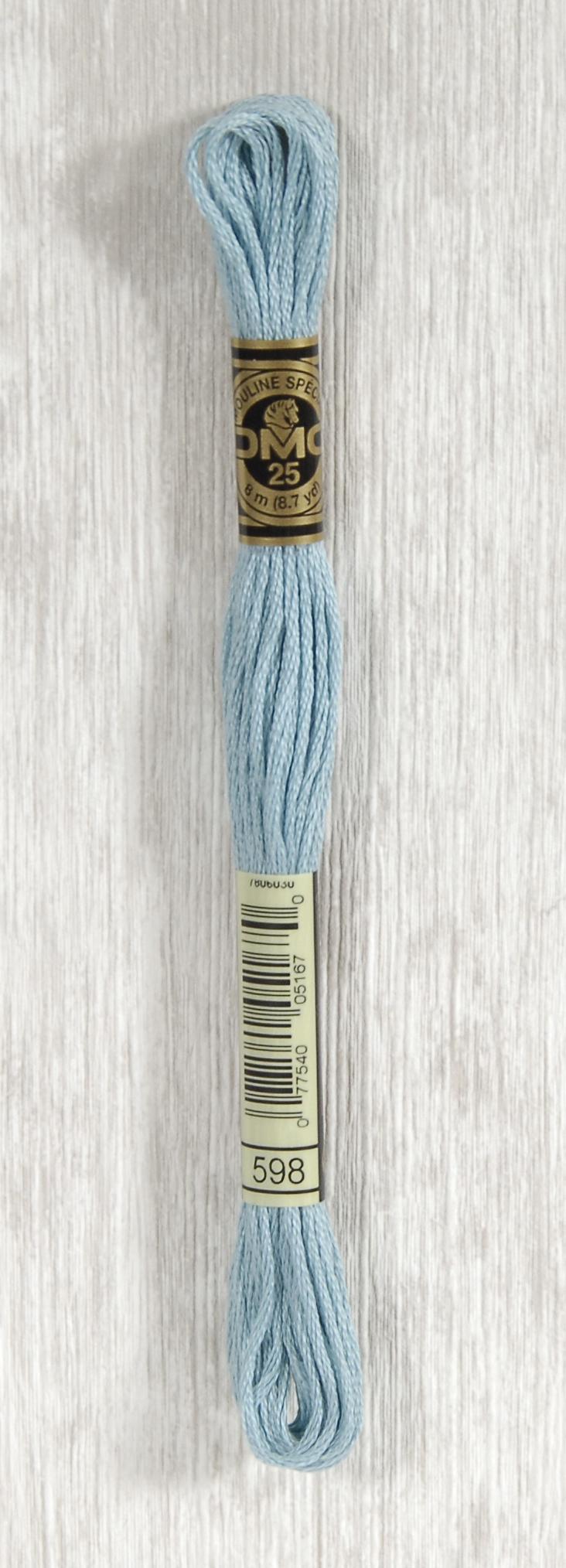 DMC Mouliné Spécial 25 Broderigarn - Farve 598 Tilbud!