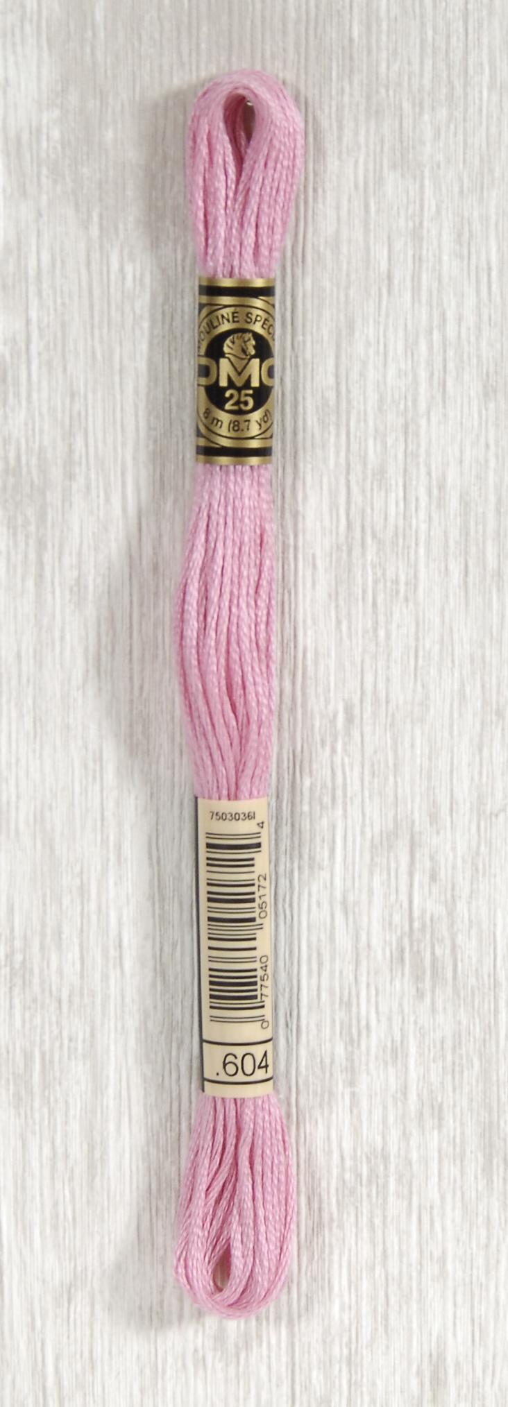 DMC Mouliné Spécial 25 Broderigarn - Farve 604 Tilbud!
