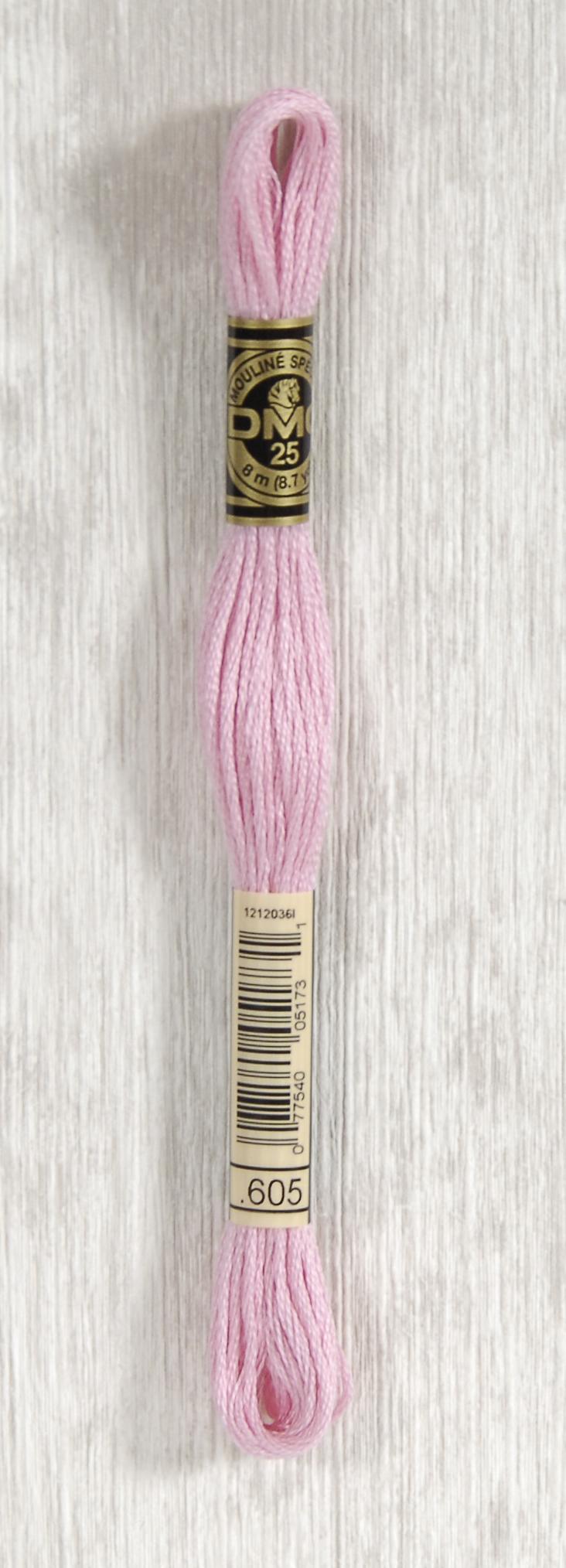 DMC Mouliné Spécial 25 Broderigarn - Farve 605 på tilbud!