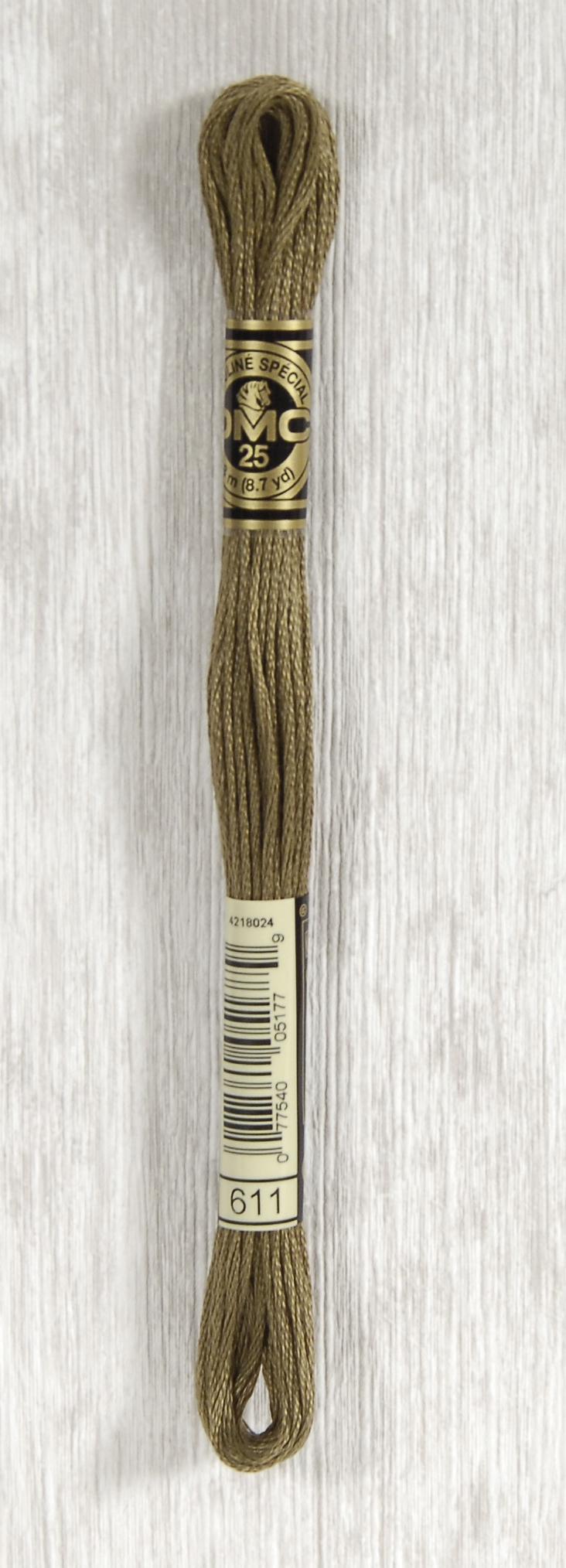 DMC Mouliné Spécial 25 Broderigarn - Farve 611 Tilbud!