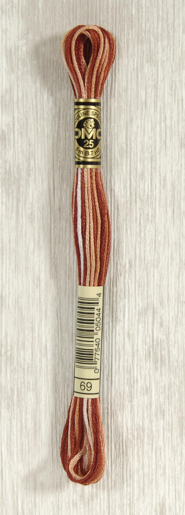 DMC Mouliné Flerfarvet Broderigarn - Farve 69