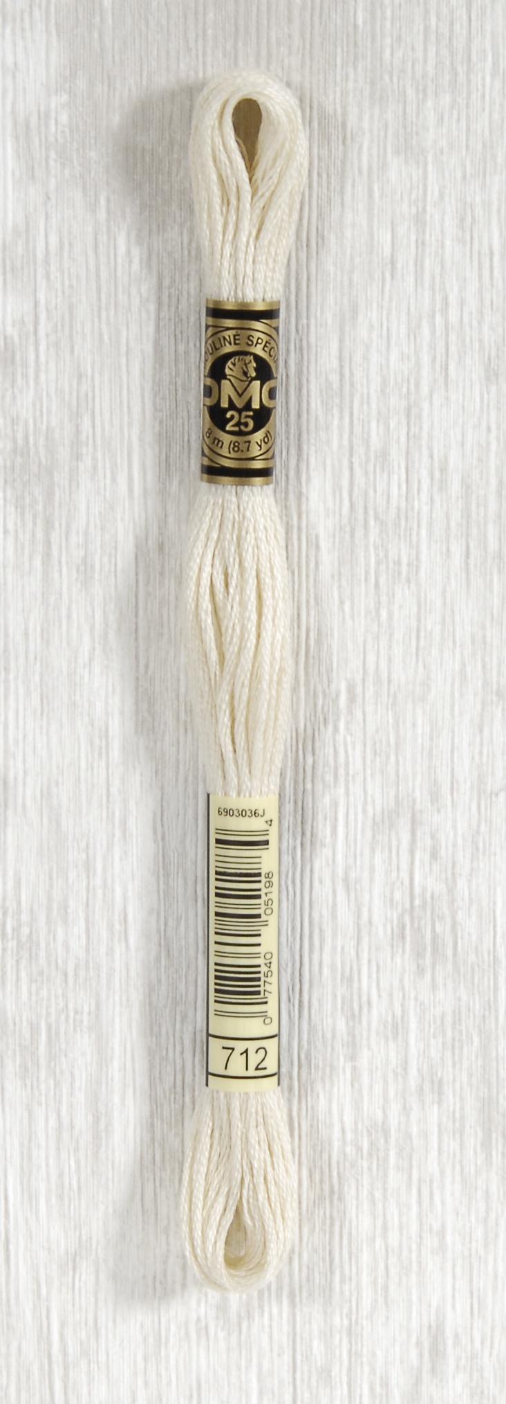 DMC Mouliné Spécial 25 Broderigarn - Farve 712 på tilbud!
