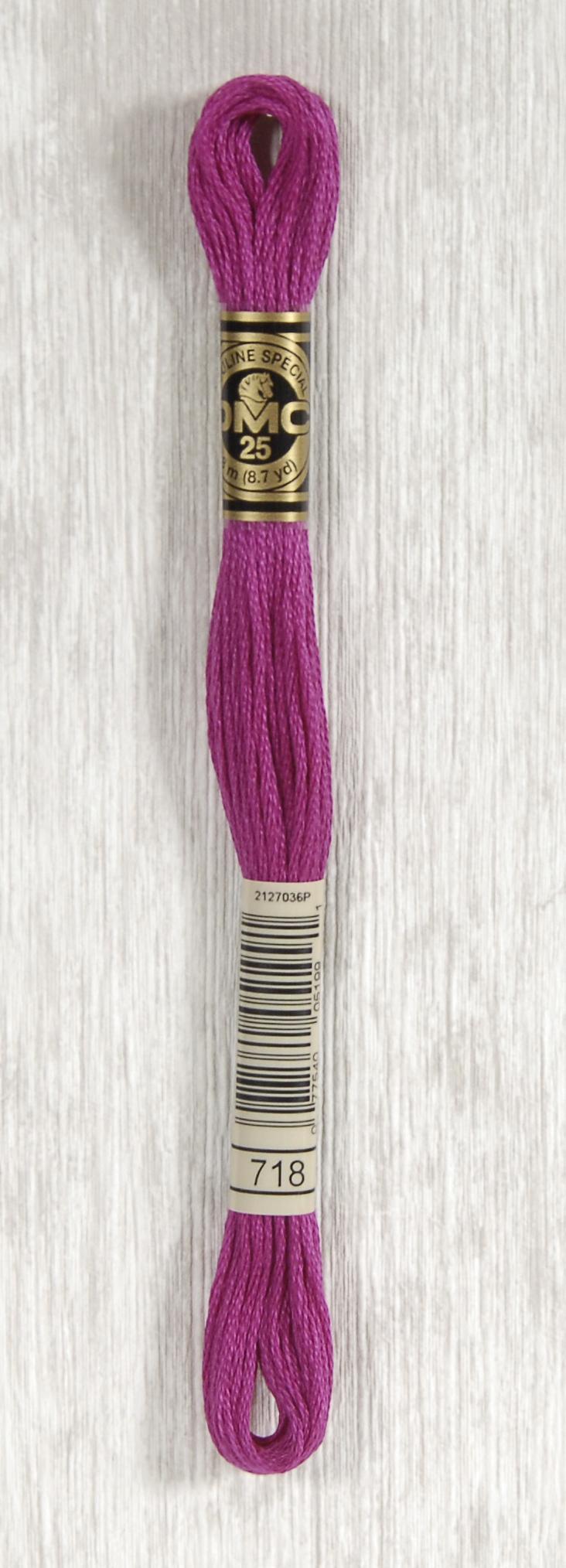DMC Mouliné Spécial 25 Broderigarn - Farve 718 Tilbud!