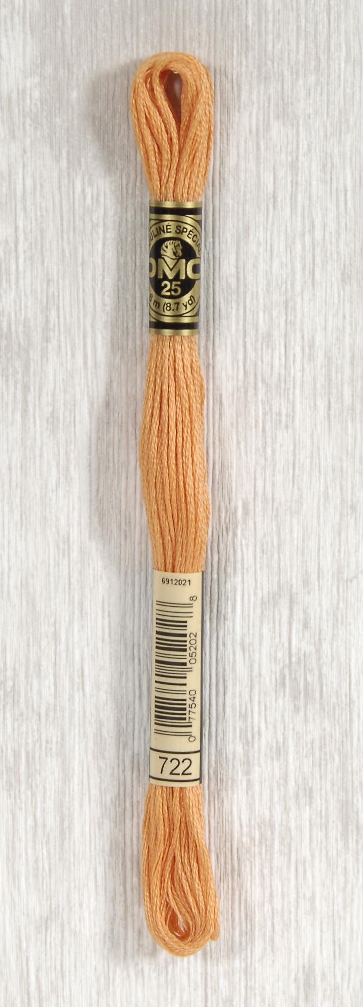 DMC Mouliné Spécial 25 Broderigarn - Farve 722 på tilbud!