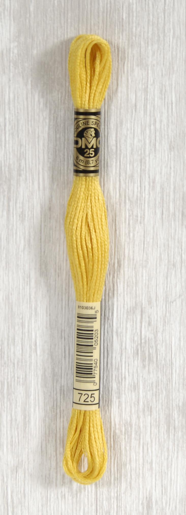 DMC Mouliné Spécial 25 Broderigarn - Farve 725 Tilbud!