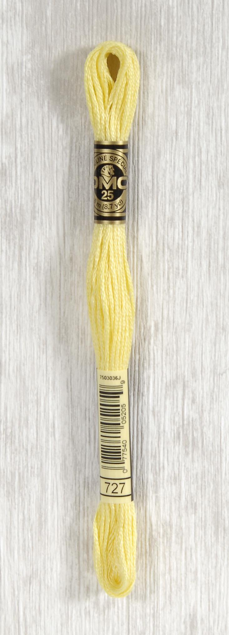DMC Mouliné Spécial 25 Broderigarn - Farve 727 på tilbud!