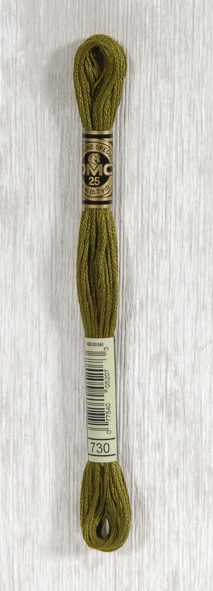DMC Mouliné Spécial 25 Broderigarn - Farve 730 Tilbud!