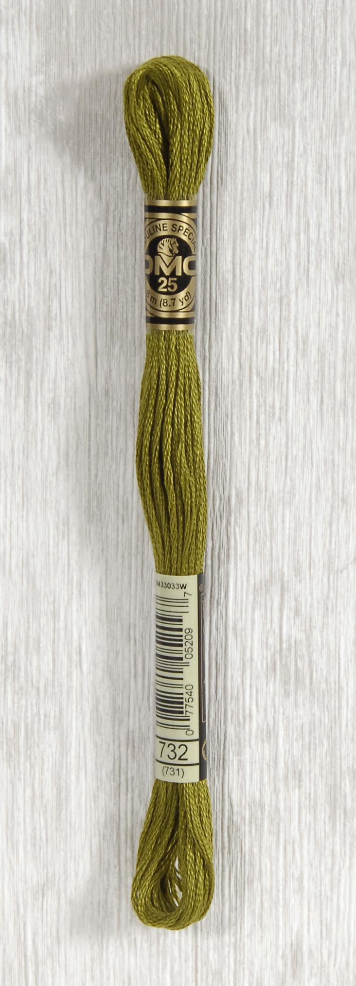 DMC Mouliné Spécial 25 Broderigarn - Farve 732 Tilbud!