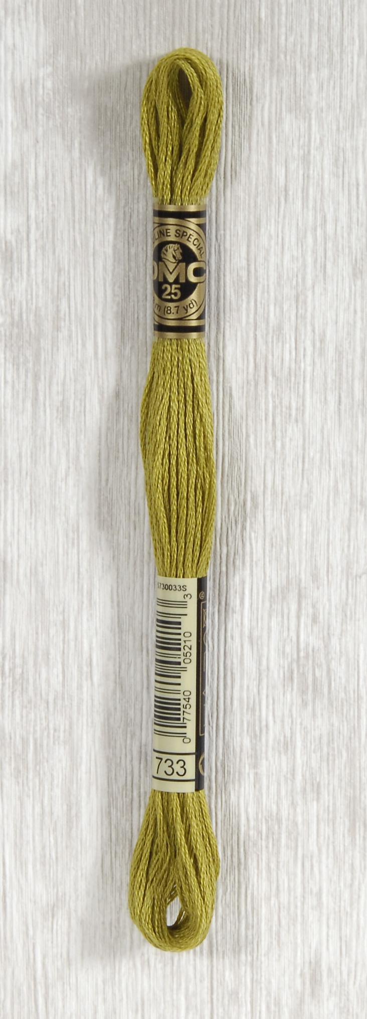 DMC Mouliné Spécial 25 Broderigarn - Farve 733 Tilbud!