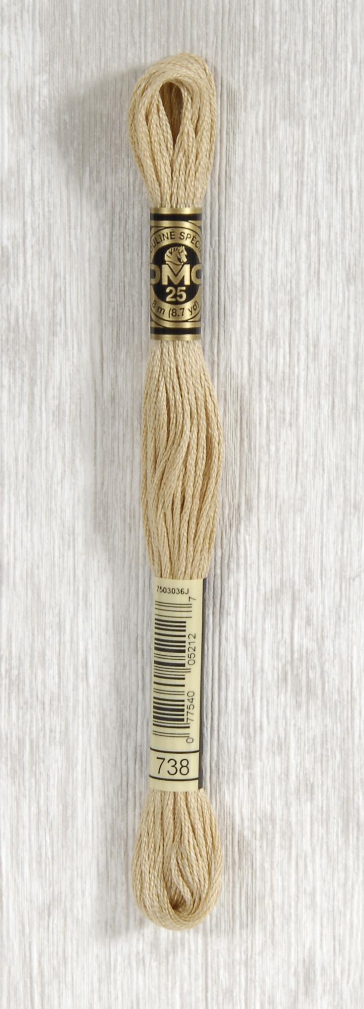 DMC Mouliné Spécial 25 Broderigarn - Farve 738 Tilbud