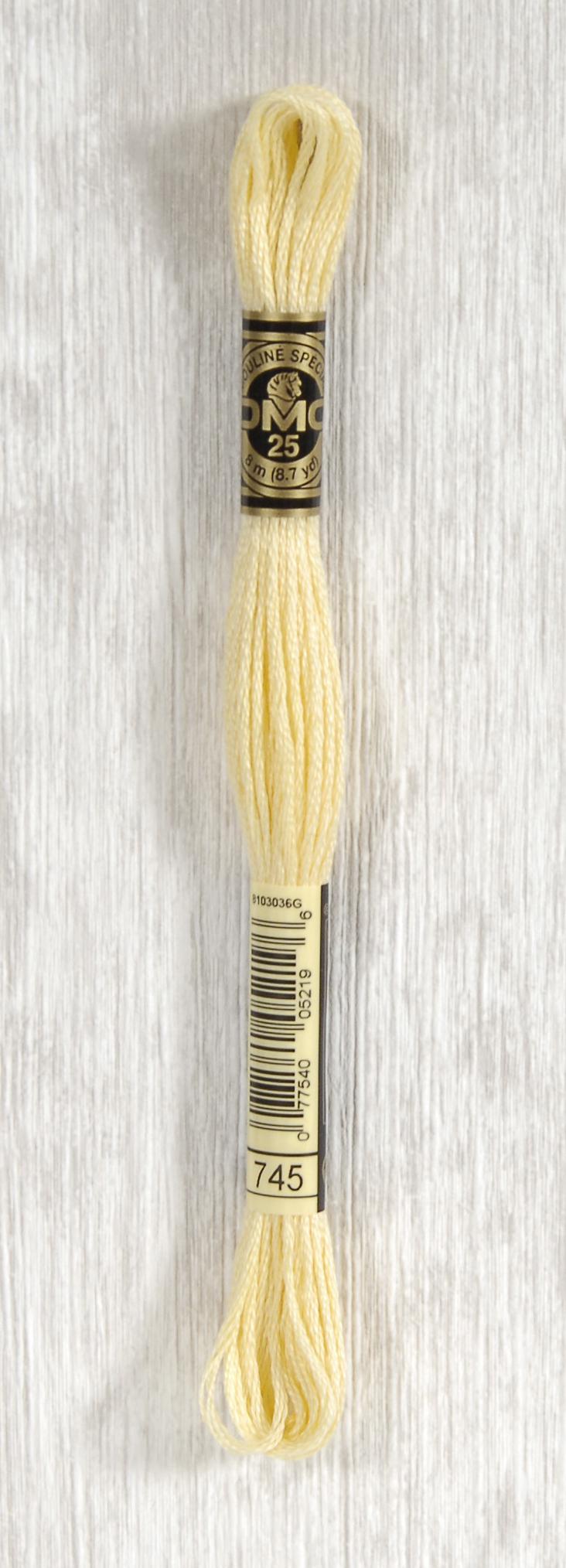 DMC Mouliné Spécial 25 Broderigarn - Farve 745 Tilbud!
