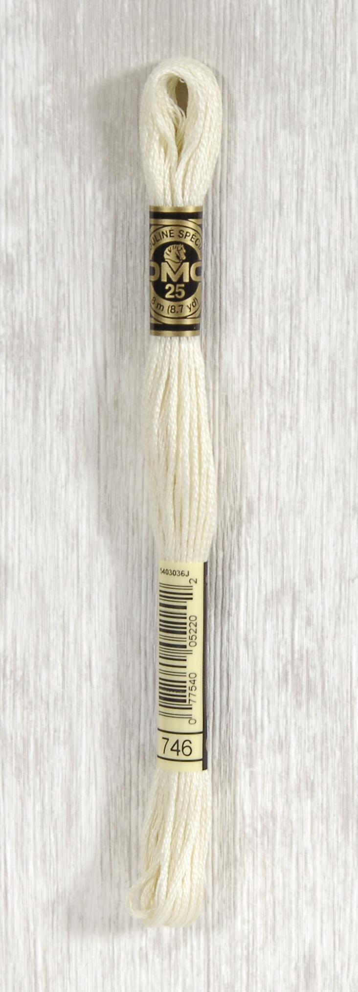 DMC Mouliné Spécial 25 Broderigarn - Farve 746 Tilbud!