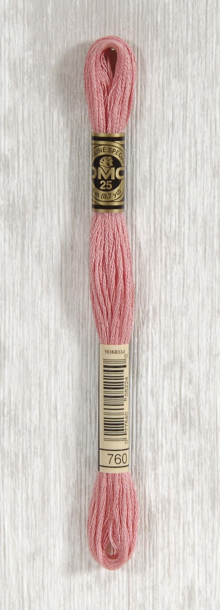 DMC Mouliné Spécial 25 Broderigarn - Farve 760 Tilbud!