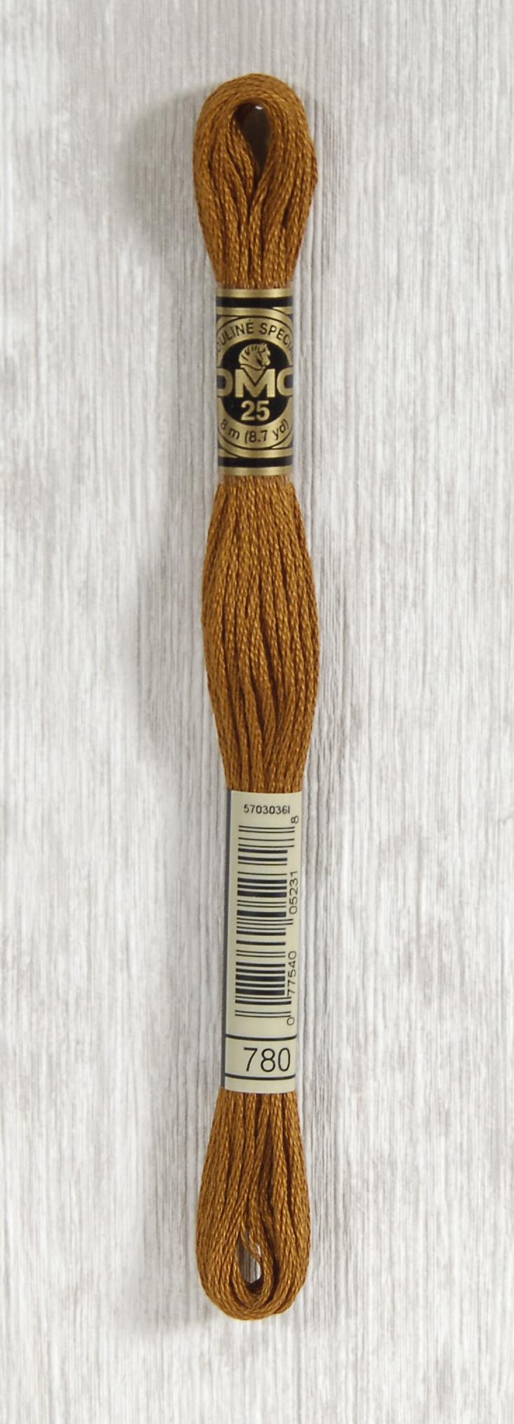 DMC Mouliné Spécial 25 Broderigarn - Farve 780 Tilbud!