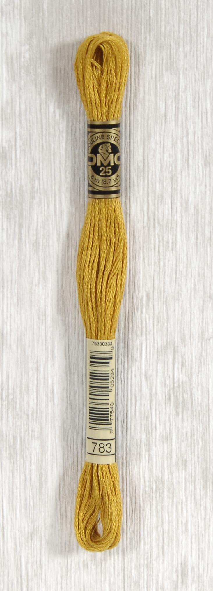 DMC Mouliné Spécial 25 Broderigarn - Farve 783 Tilbud!