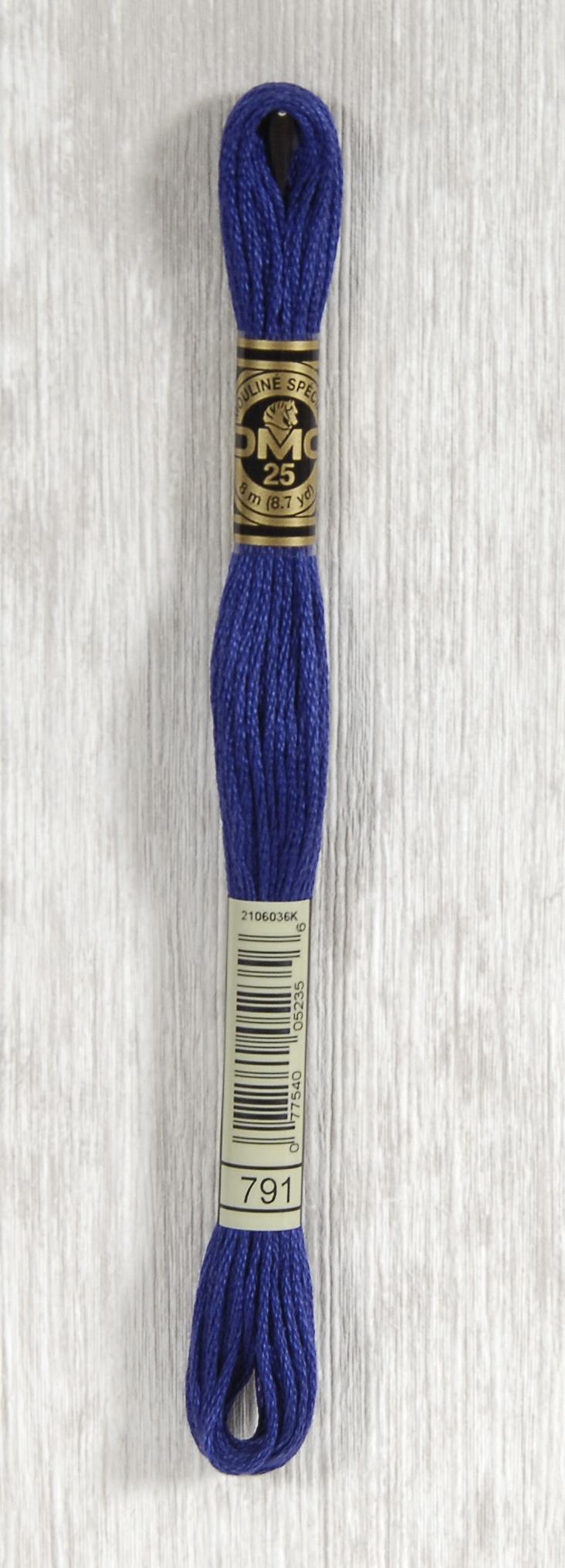 DMC Mouliné Spécial 25 Broderigarn - Farve 791 på tilbud