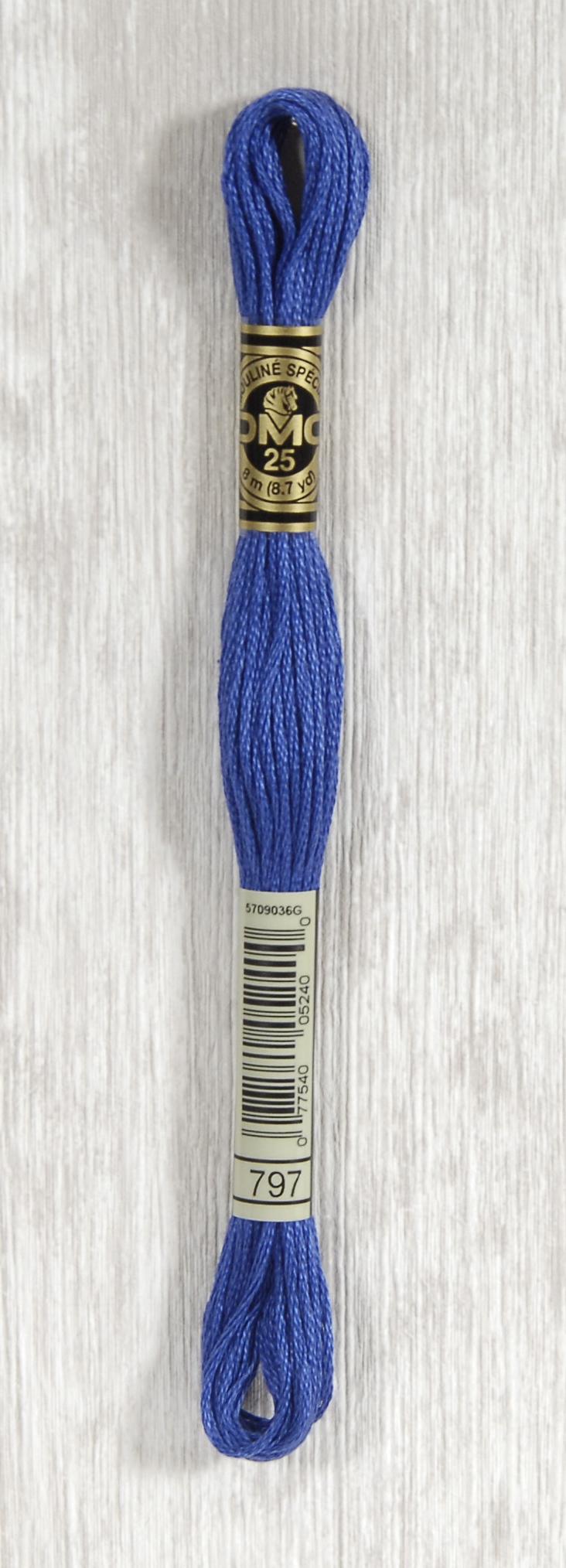 DMC Mouliné Spécial 25 Broderigarn - Farve 797 på tilbud!