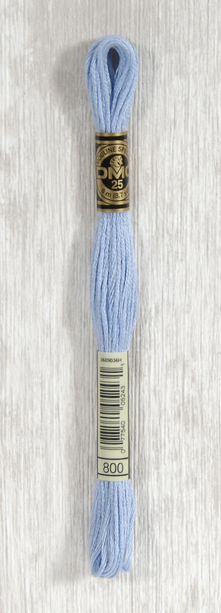 DMC Mouliné Spécial 25 Broderigarn - Farve 800 Tilbud!