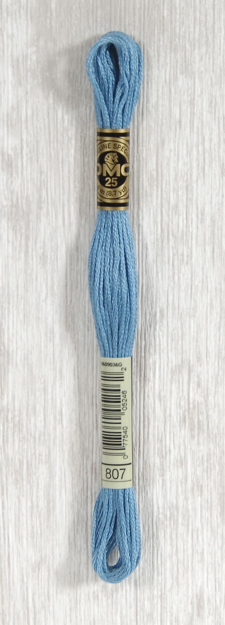 DMC Mouliné Spécial 25 Broderigarn - Farve 807 på tilbud!