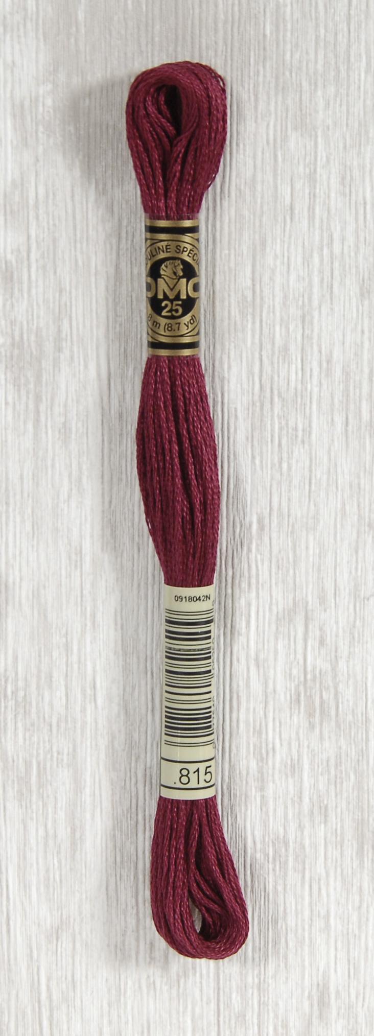 DMC Mouliné Spécial 25 Broderigarn - Farve 815 Tilbud!