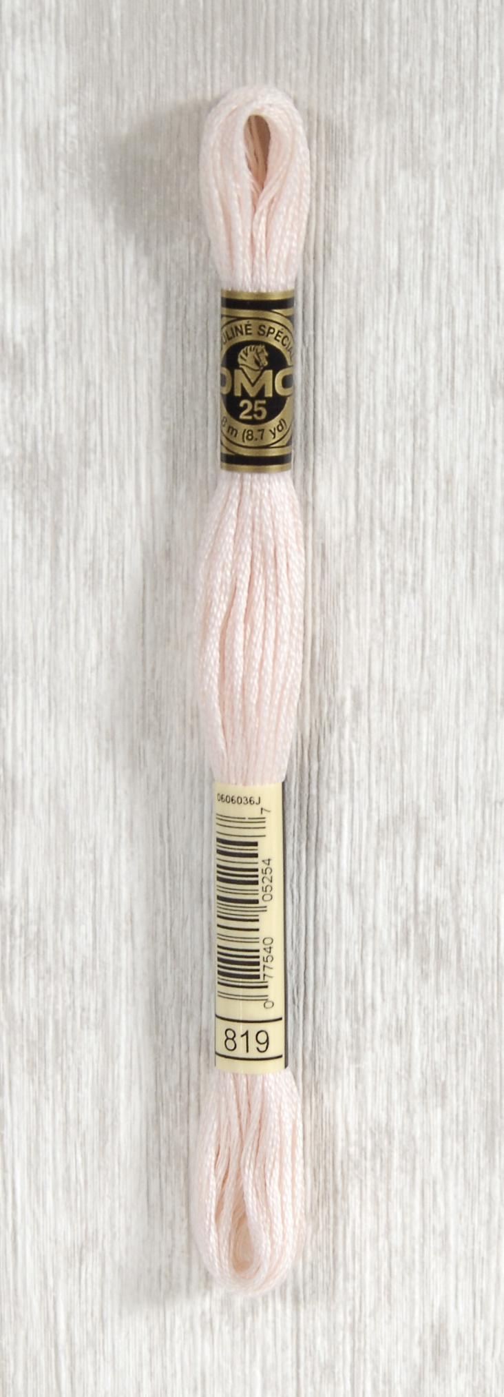 DMC Mouliné Spécial 25 Broderigarn - Farve 819 Tilbud!