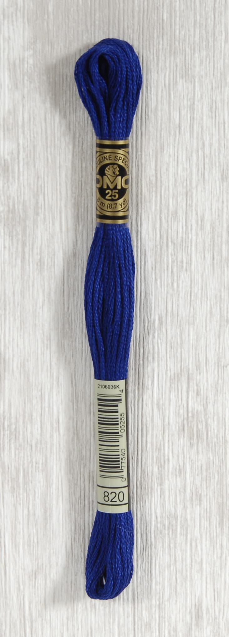 DMC Mouliné Spécial 25 Broderigarn - Farve 820 Tilbud!