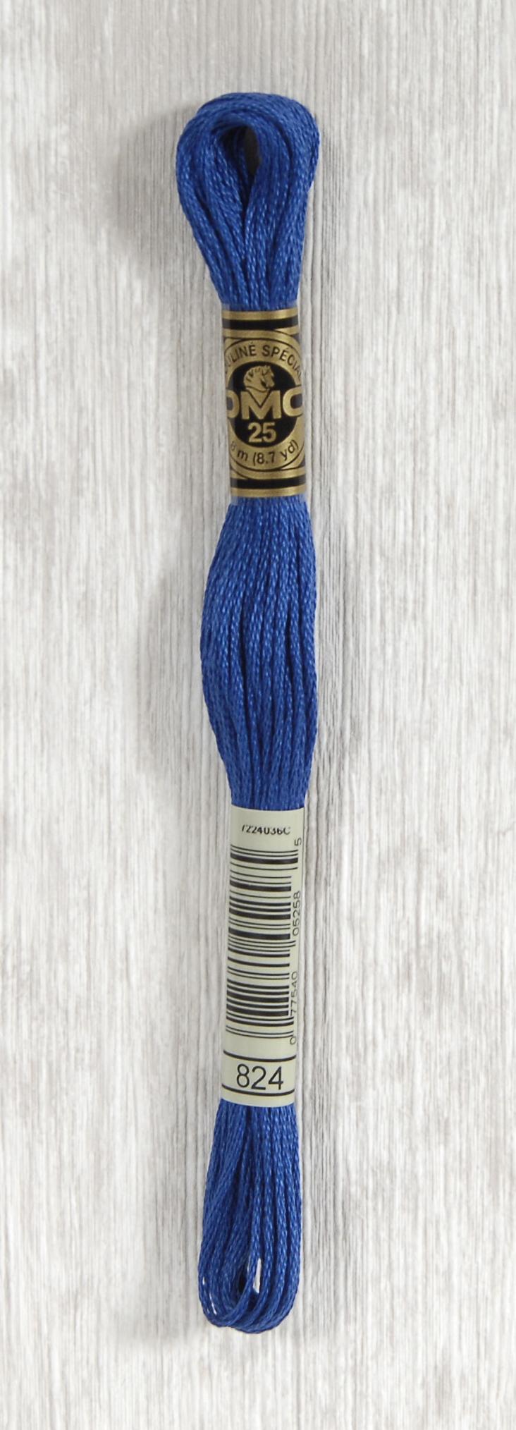 DMC Mouliné Spécial 25 Broderigarn - Farve 824 Tilbud!