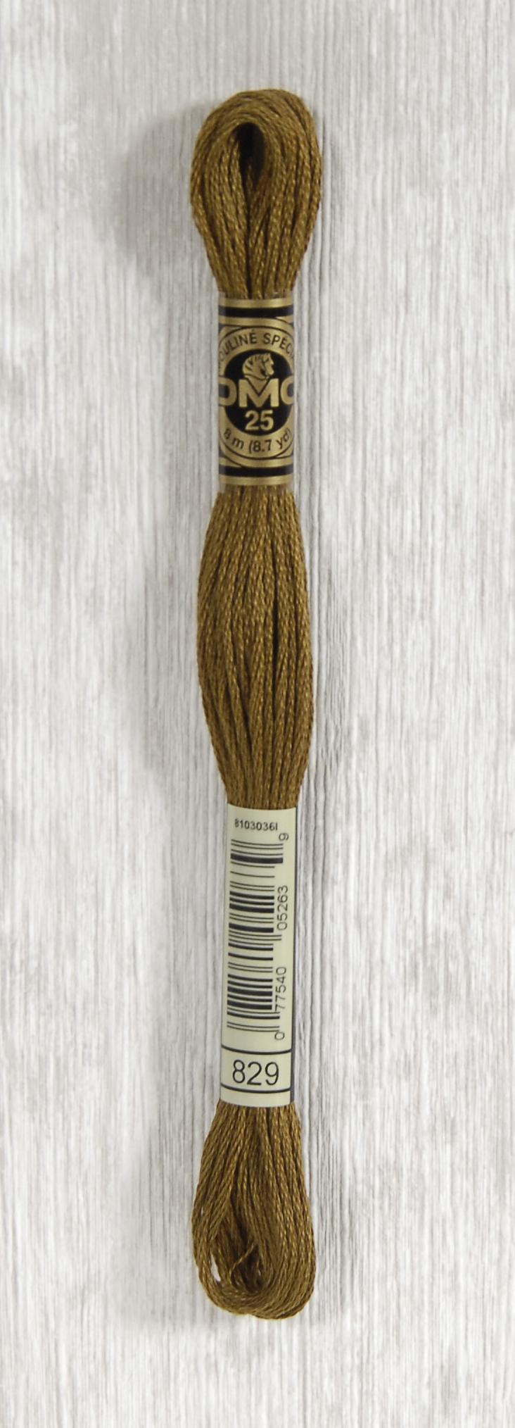 DMC Mouliné Spécial 25 Broderigarn - Farve 829 Tilbud!