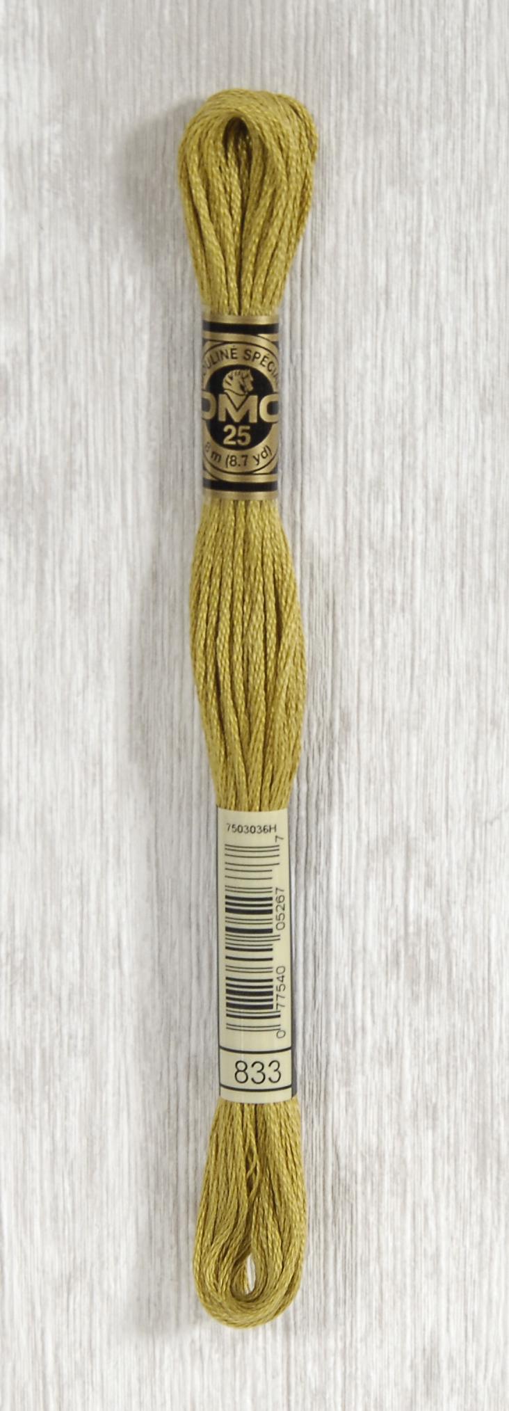 DMC Mouliné Spécial 25 Broderigarn - Farve 833 Tilbud!