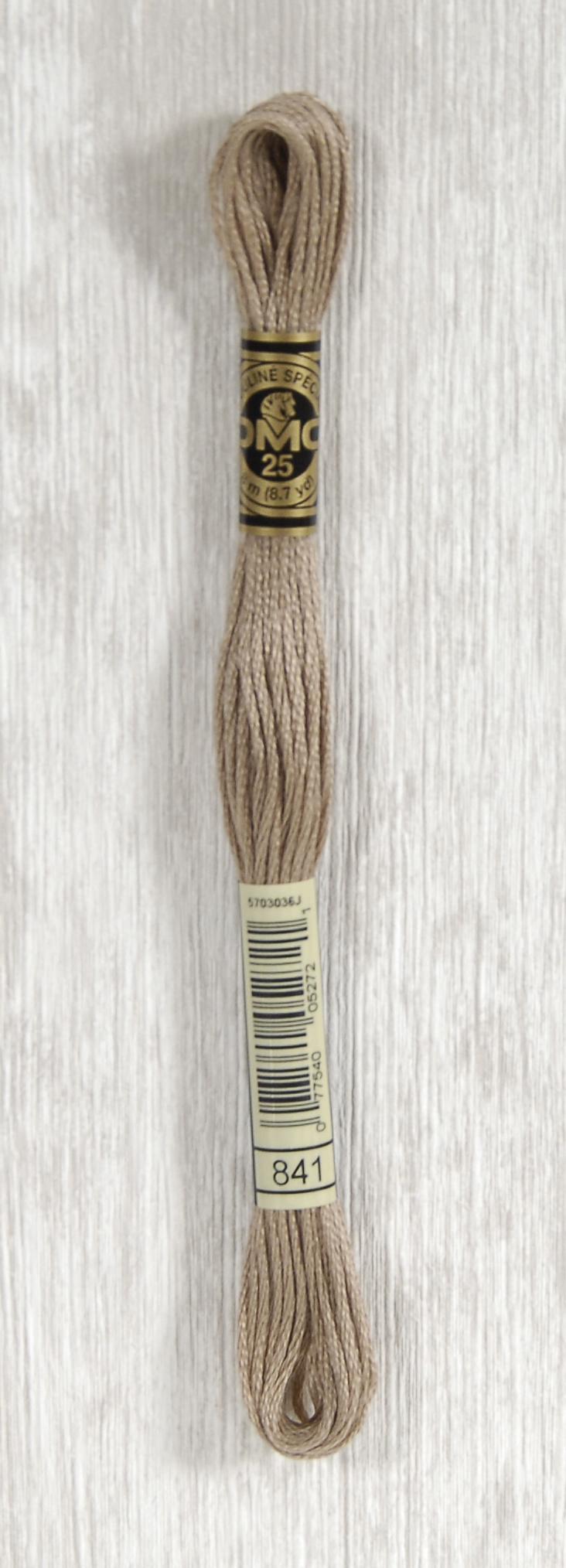 DMC Mouliné Spécial 25 Broderigarn - Farve 841 Tilbud!