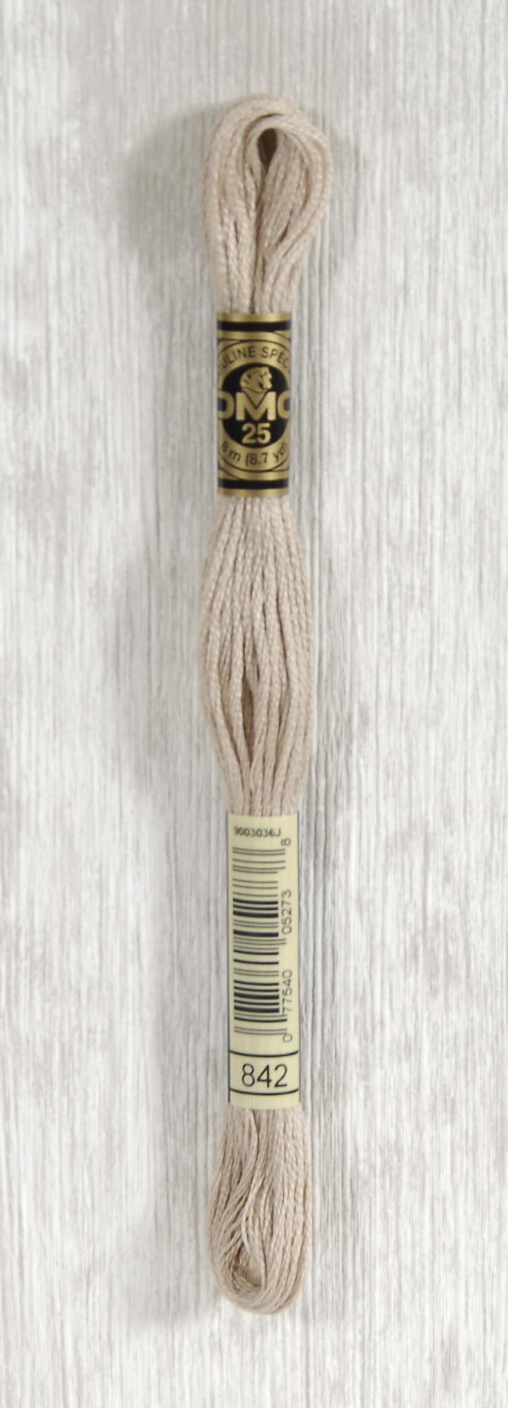 DMC Mouliné Spécial 25 Broderigarn - Farve 842 Udsalg!
