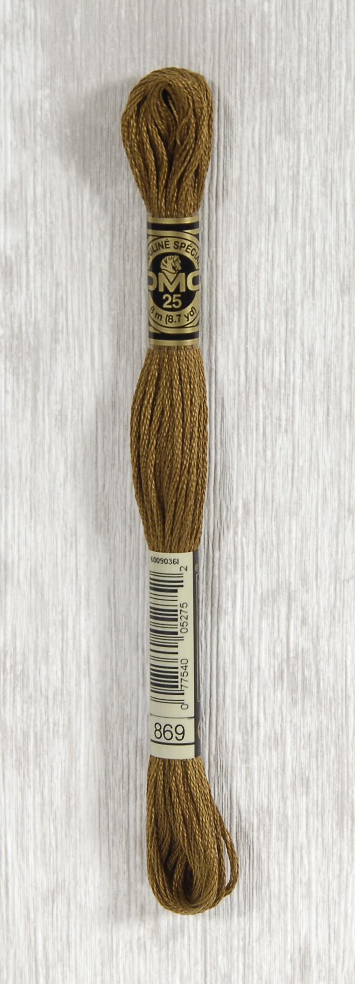DMC Mouliné Spécial 25 Broderigarn - Farve 869 Tilbud!