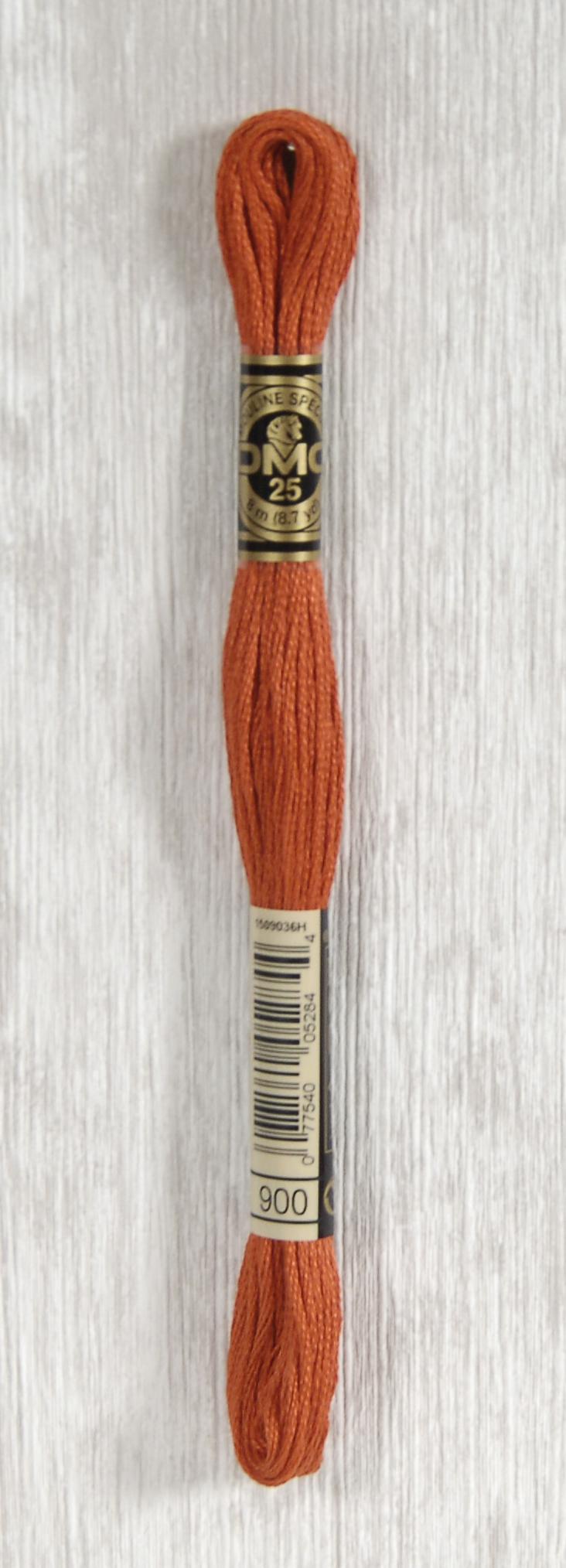 DMC Mouliné Spécial 25 Broderigarn - Farve 900 på tilbud!