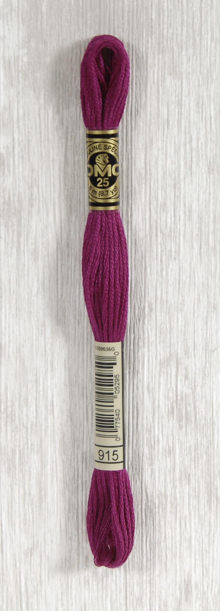 DMC Mouliné Spécial 25 Broderigarn - Farve 915 på tilbud