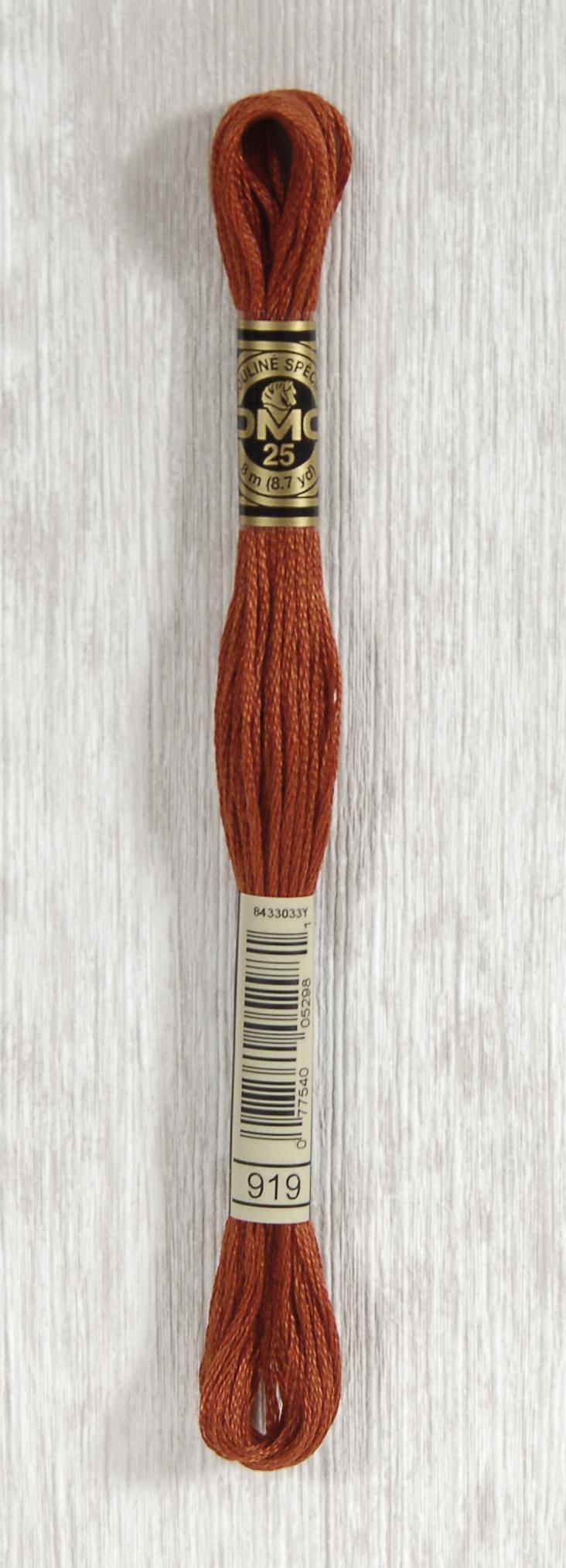 DMC Mouliné Spécial 25 Broderigarn - Farve 919 tilbud