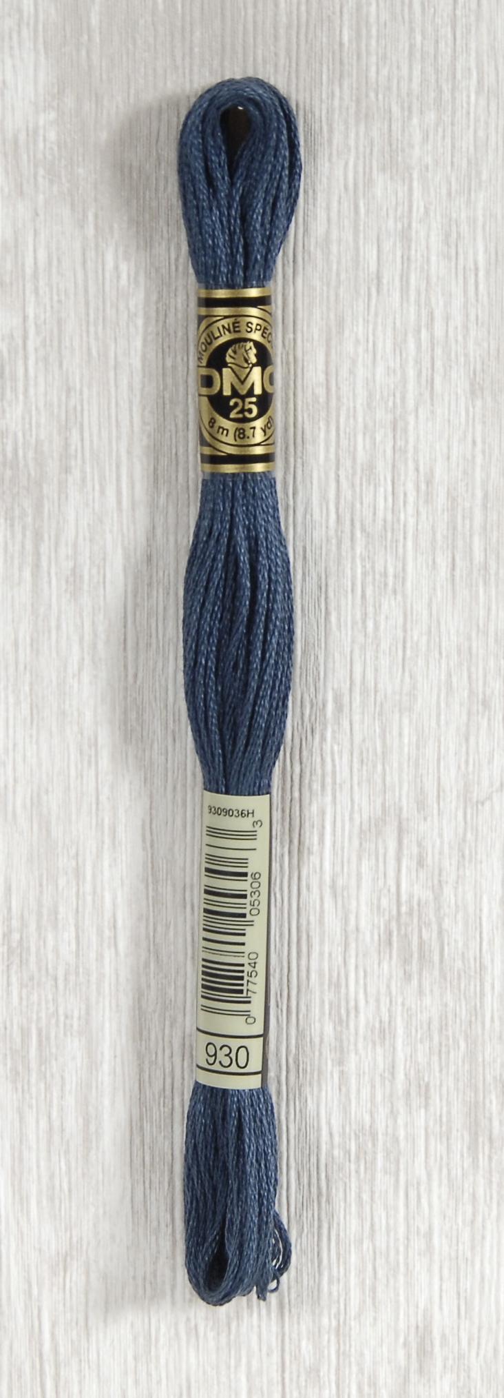 DMC Mouliné Spécial 25 Broderigarn - Farve 930 Tilbud!