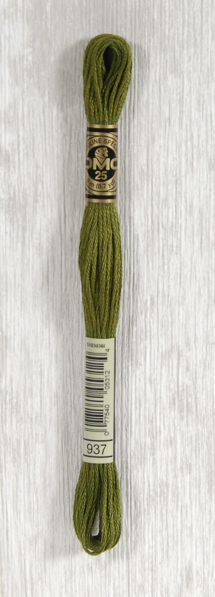 DMC Mouliné Spécial 25 Broderigarn - Farve 937 Tilbud!